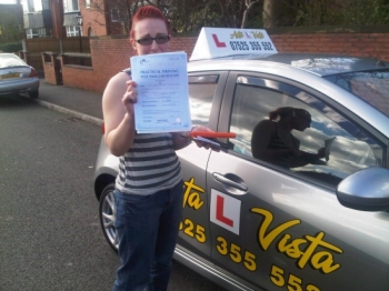 I started my first driving lesson with Jason on my 17th birthday and was very scared and nervous but after my second lesson with him i was at ease I felt relaxed and comfortable with Jason He helped me so much to get me through my theory first time and built up my confidence because he had complete faith and support in me I was nervous on test day but he supported me and got me through my test